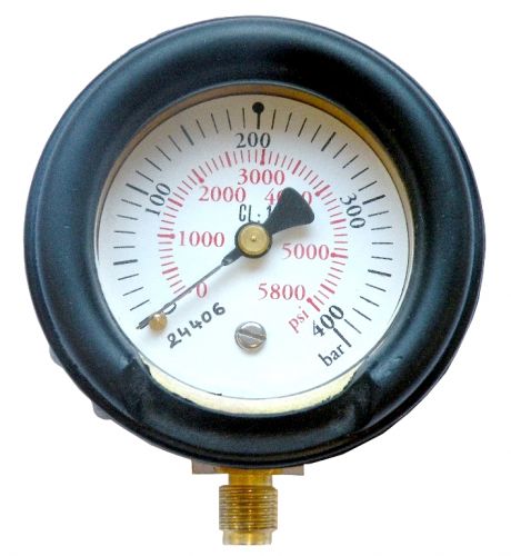 Metallic pressure gauge nd63 male 1/4 npt
