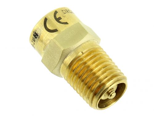 SAFETY BRASS VALVE  19/26 BAR - 275/377 psi